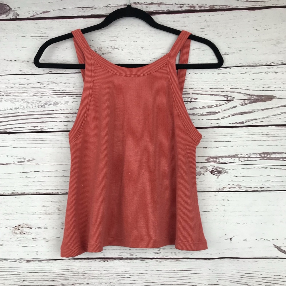 Free People Soft Ribbed Low Back Tank Top
